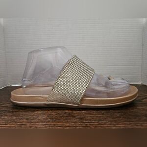 Kenneth Cole REACTION. Rhinestone Sandals. Size 7.5. Barely Worn (Bin8)